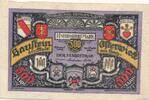Deutsches Reich Deutschland 500 mark Osterwiecker am Harz, Stoffgeld, Ledernotgeld -
