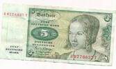 Deutschland BRD 5 Deutsche Mark DM B/T -