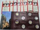 Deutschland BRD 8x Medaillen, Silber Veredelung 775 JAHRE BERLIN, Gedenkprägungen zum Stadtjubiläum -