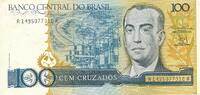 Brasilien 100 Cruzados Banknote -