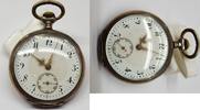 kleine antike Taschenuhr 800 er Silber Uhr Silberuhr Handaufzug -