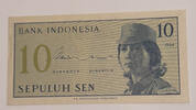 Indonesien 10 Sen Banknote -