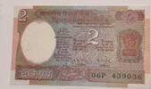 Indien 2 Rupien Banknote -