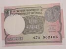 Indien 1 Rupien Banknote -