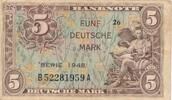 Deutschland BRD Bank Deutscher Länder 5 Deutsche Mark DM Banknote, Kenn-Bst.: B/A KN 8stellig, Bank deutscher Länder 1948-1949 -
