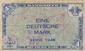 Deutschland BRD Bank Deutscher Länder 1 Deutsche Mark DM ohne Kenn-Best und Serie -
