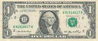 USA 1 Dollar Banknote -