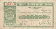 British North Borneo 50 Cents Banknote -
