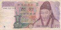 Südkorea 1000 Won Banknote -