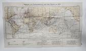 Deutsches Reich Deutschland Landkarte Seekabel und Funkenstationen nach dem Stande von 1914 -