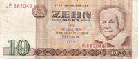 Deutschland DDR 10 Mark Banknote -