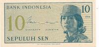 Indonesien 10 Sen Banknote -