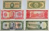 Uruguay 50 Centesimos, 100, 500(N$ 0.50) Pesos Banknote 3 Stück, Serie S, A -