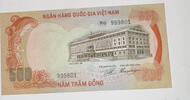 Südvietnam 500 Dong Banknote -