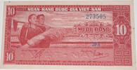 Südvietnam 10 Dong Banknote -