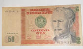 Peru 50 Intis Banknote -