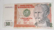 Peru 50 Intis Banknote -