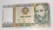 Peru 1000 Intis Banknote -