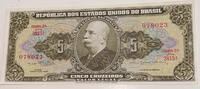 Brasilien 5 Cruzeiros Banknote -
