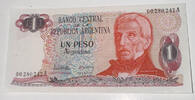 Argentinien 1 Peso Argentinos Banknote -