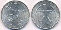 Deutschland Weimarer Republik 3 Reichsmark Mark Zur Vereinigung Waldecks mit Preußen -