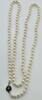 Perlenschmuck Perlenkette Akoya Perlen 835er Silber Verschluß Perlencollier Kette -