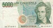 Italien 5000 Lire Banknote -