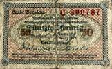 Deutschland, Deutsches Reich 50 Pfennig 1 x Notgeldschein, Stadt Breslau -
