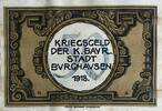 Deutschland, Deutsches Reich 50 Pfennig 1 x Notgeldschein, Notgeld Stadt Burghausen -