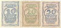 Österreich Notgeld 10,20,50 Heller 3 x Notgeldschein, Gemeinde Aigen -