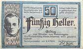 Österreich Notgeld 50 Heller 1 x Notgeldschein, Aurolzmünster, Oberösterreich -