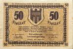 Österreich Notgeld 50 Heller 1 x Notgeldschein, Bregenz, Vorarlberg -