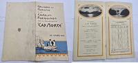 Passagierschiff Cap Norte 30. Januar 1928 Deutsches Reich Deutschland, Weimarer Republik org. Broschüre Schifffahrt Hamburg nach Buenos Aires, Ri...