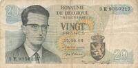 Belgien 1 Francs Banknote -
