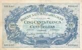 Belgien 500 Francs 100 Belgas Banknote -