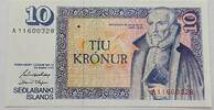 Island 10 Kronur Banknote -