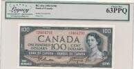 Kanada $ 100 Dollars Banknote, Serie: A/J3464791 -