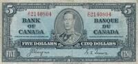 Kanada $ 5 Dollars Banknote Serie Z/C 2140804 -