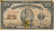 Kanada 25 Cents Banknote -