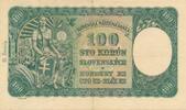 Slowakei Slovakei 100 Korun Banknote -