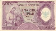 Indonesien 5000 Rupiah Banknote -