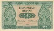 Indonesien 50 Rupiah Banknote -