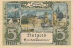 Deutschland Deutsches Reich Polen 5 Mark Notgeld Memel Memelgebiet Ostpreußen Memelland -