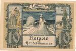 Deutsches Reich Deutschland 10 Mark Notgeld Memel Memelgebiet Ostpreußen Memelland -