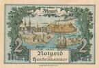 Deutsches Reich Deutschland 2 Mark Notgeld Memel Memelgebiet Ostpreußen Memelland -