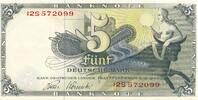 Deutschland BRD Bank Deutscher Länder 5 Deutsche Mark DM Banknote, Bundesdruckerei Berlin, Serie: 12 -