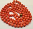 Lange antike Korallenkette Koralle Kette Collier Korallenschmukc 585er Gold -