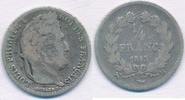 Frankreich 1/4 Francs Louis-Philippe, Prägung B Rouen -