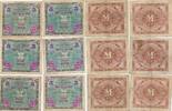 Deutschland 5 Mark LOT 6 Stück mit Geheimzeichen F US Druck -