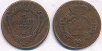 RDR Habsburg Franz II. 2 Soldi K 1799 -